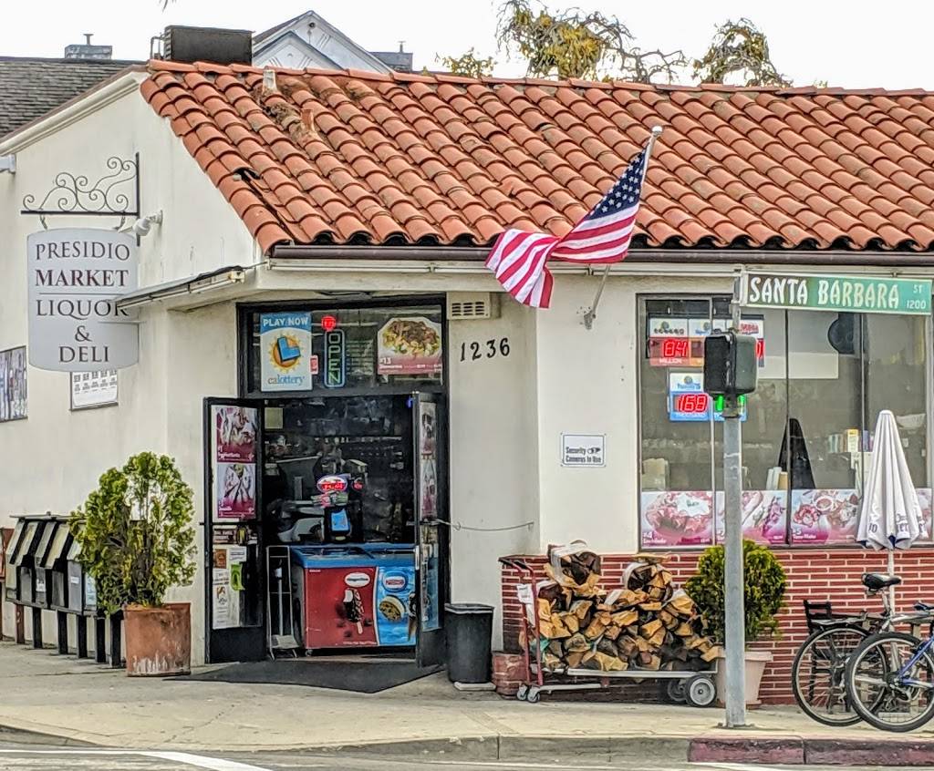 Presidio Market Liquor & Grill | restaurant | 1236 Santa Barbara St, Santa Barbara, CA 93101, USA | 8059658770 OR +1 805-965-8770