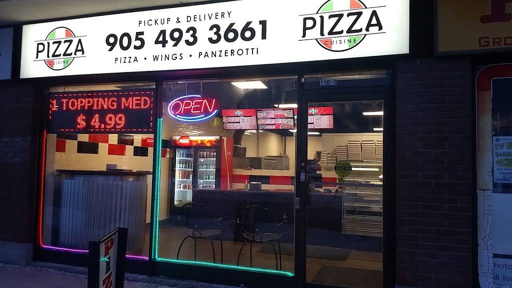 Pizza Cuisine | restaurant | 110 Dunlop St E Unit#3, Whitby, ON L1N 6J8, Canada | 9054933661 OR +1 905-493-3661