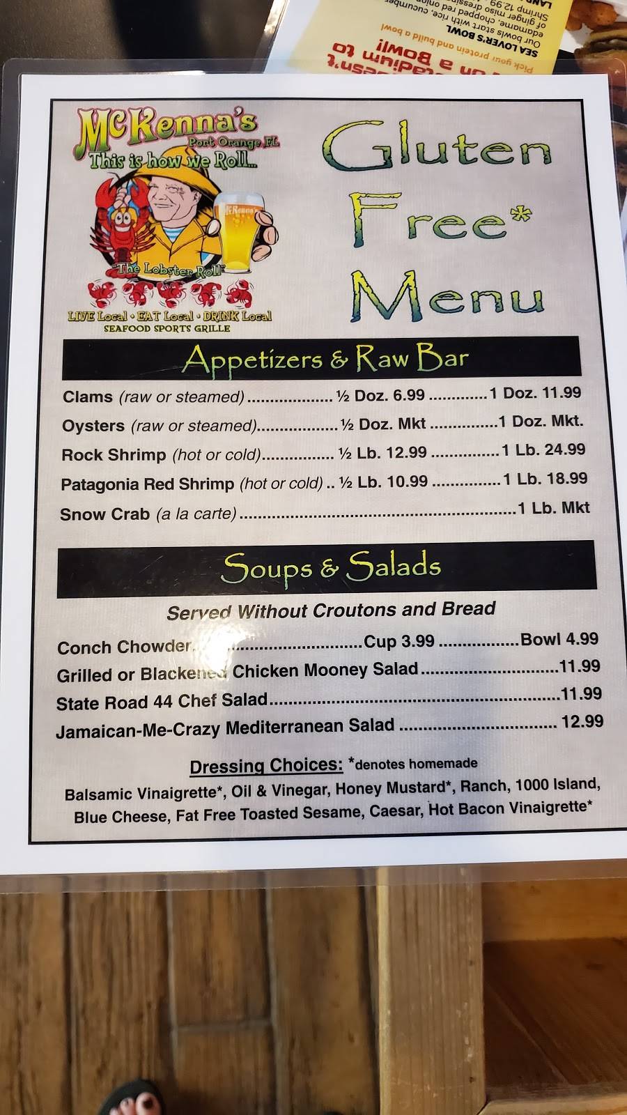 McKennas Place | restaurant | 3781 S Nova Rd, Port Orange, FL 32129, USA | 3862562691 OR +1 386-256-2691