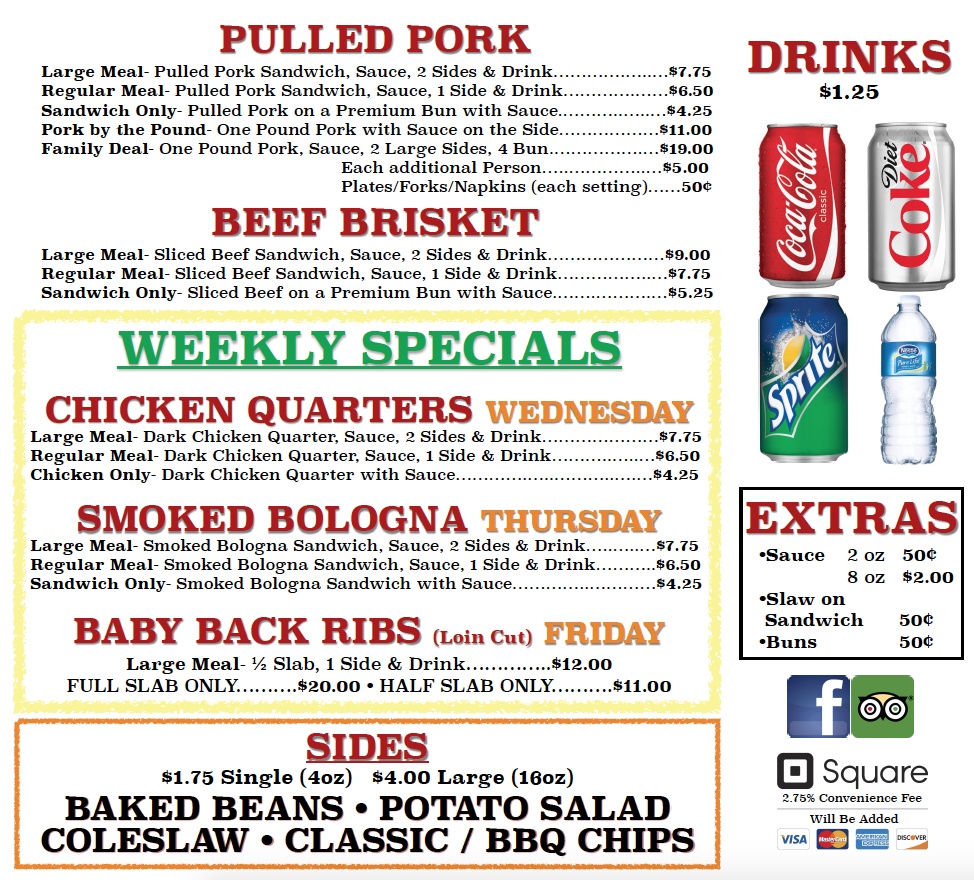 Top Choice BBQ | restaurant | 919 W Main St, Greeneville, TN 37743, USA | 4236200567 OR +1 423-620-0567