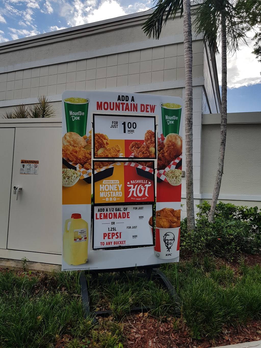 KFC | restaurant | 3300 N Nob Hill Rd, Sunrise, FL 33351, USA | 9545781910 OR +1 954-578-1910