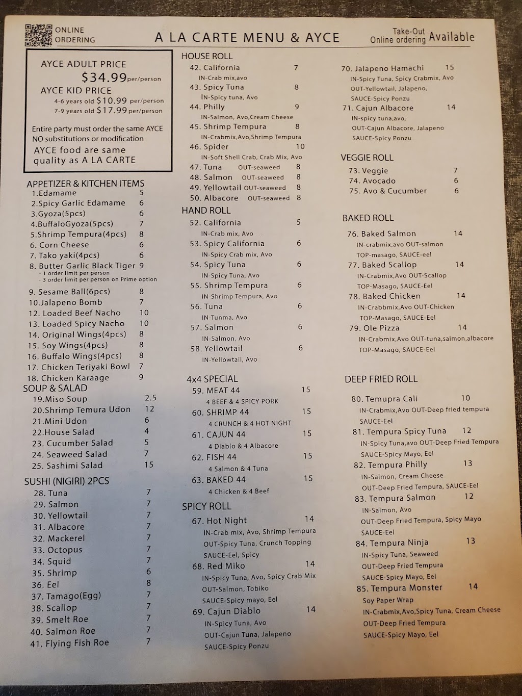 OLLEH SUSHI | restaurant | 8199 Clairemont Mesa Blvd, San Diego, CA 92111, USA | 8585985099 OR +1 858-598-5099