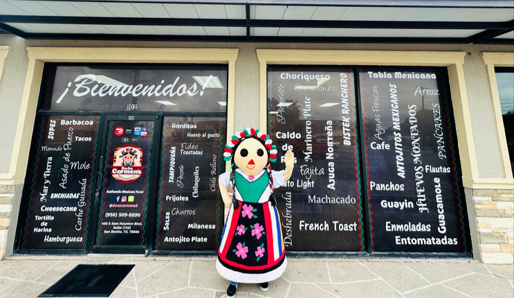 Doña Carmen’s Restaurant #6 | restaurant | 408 S Sam Houston Blvd #102, San Benito, TX 78586, USA | 9565098890 OR +1 956-509-8890