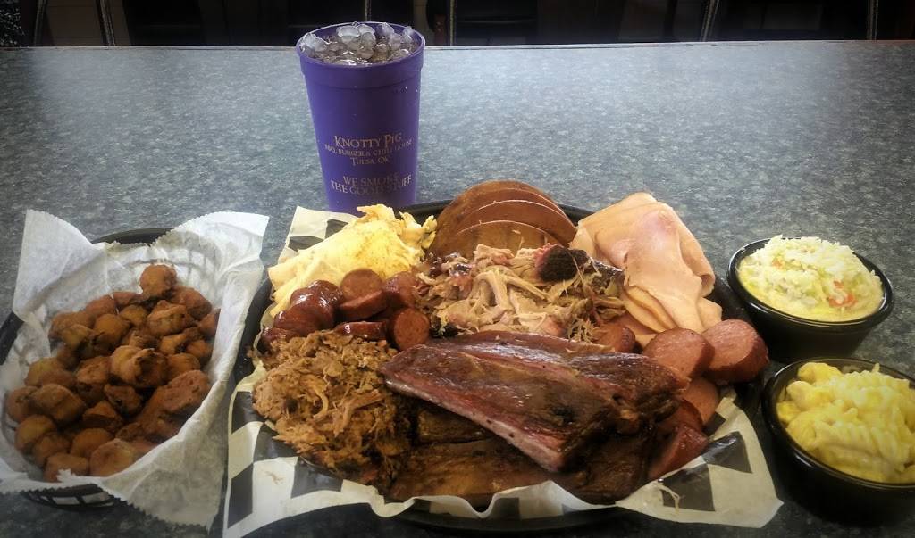 Knotty Pig BBQ, Burger & Chili House | restaurant | 6835 E 15th St, Tulsa, OK 74112, USA | 9182580005 OR +1 918-258-0005
