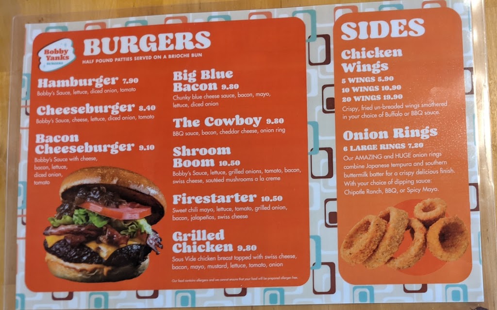 Bobby Yanks Burgers | restaurant | 11121 Health Park Blvd Suite 300, Naples, FL 34110, USA | 2393258654 OR +1 239-325-8654