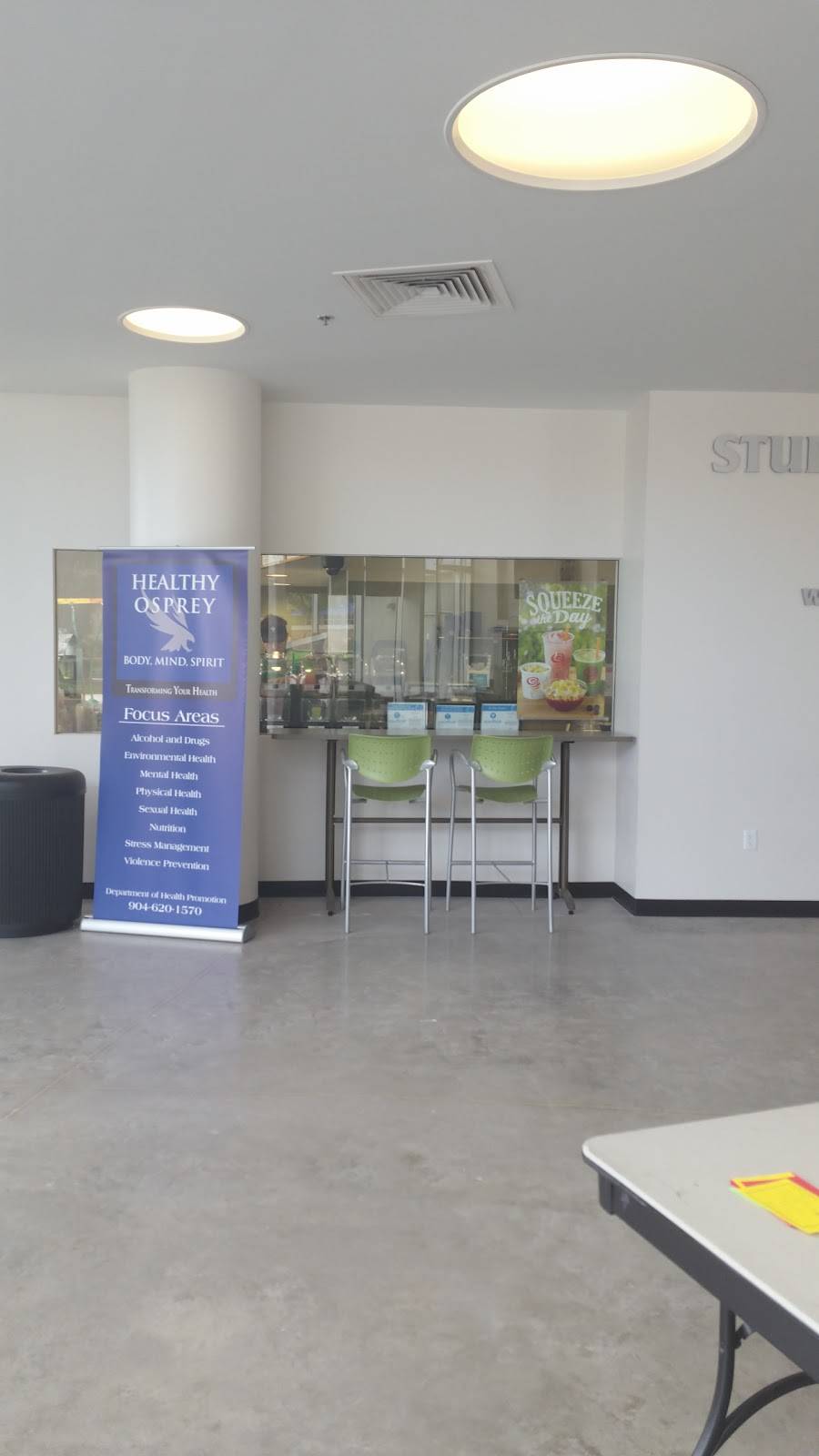 Jamba University North Florida | restaurant | 1 UNF Drive, Jacksonville, FL 32224, USA | 9046205220 OR +1 904-620-5220