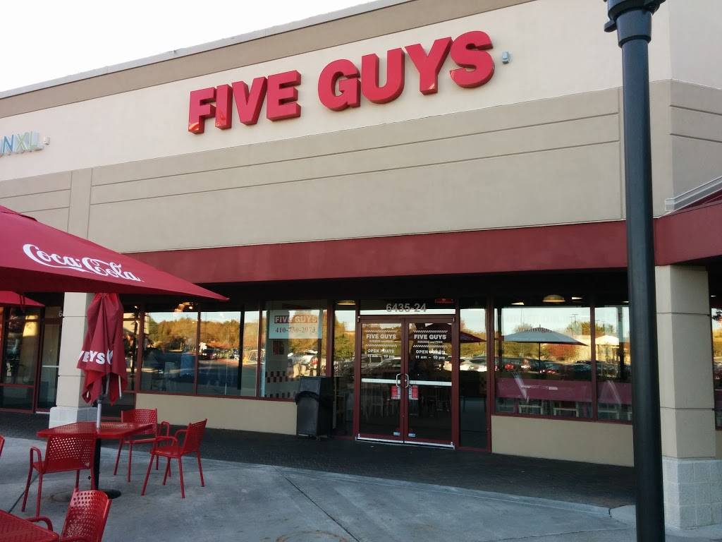 Five Guys | meal takeaway | 6435 Dobbin Center Way, Columbia, MD 21045, USA | 4107302973 OR +1 410-730-2973