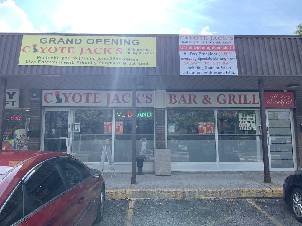 Coyote Jacks Bar & Grill | restaurant | 200 Bellamy Rd N, Scarborough, ON M1J 2L6, Canada | 4165510053 OR +1 416-551-0053