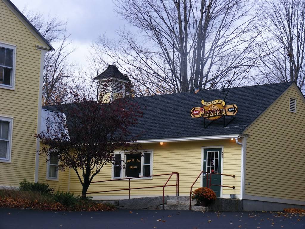 Western Ave Pizzeria | restaurant | 26 Western Ave, Henniker, NH 03242, USA | 6034288442 OR +1 603-428-8442