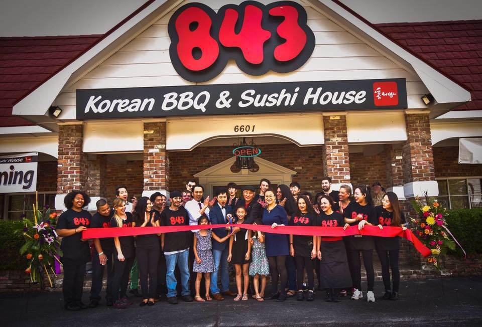 843 Korean BBQ & Sushi House | restaurant | 6601 Rivers Ave, North Charleston, SC 29406, USA | 8437649578 OR +1 843-764-9578