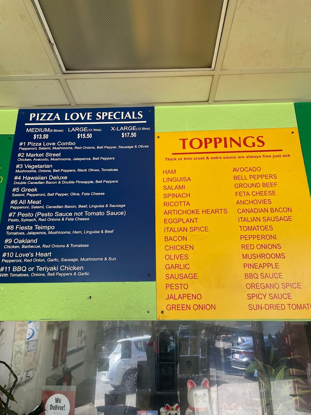 pizza love oakland ca | restaurant | 900 Market St suit E, Oakland, CA 94607, USA | 5107635600 OR +1 510-763-5600