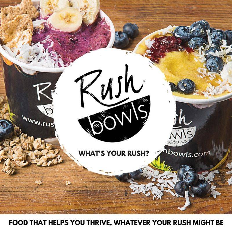 Rush Bowls | restaurant | 1421 N Dunn St, Bloomington, IN 47408, USA | 8122691670 OR +1 812-269-1670