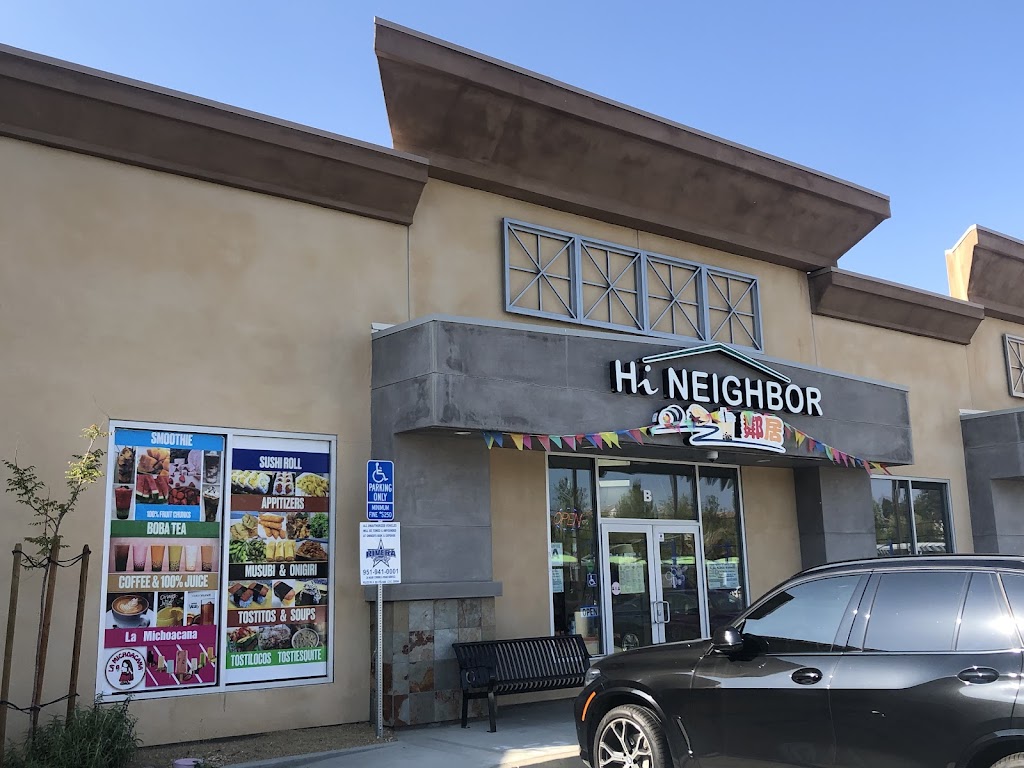 Hi Nieghbor Sushi and Boba | restaurant | 28781 CA-74, Lake Elsinore, CA 92532, USA | 9516092057 OR +1 951-609-2057