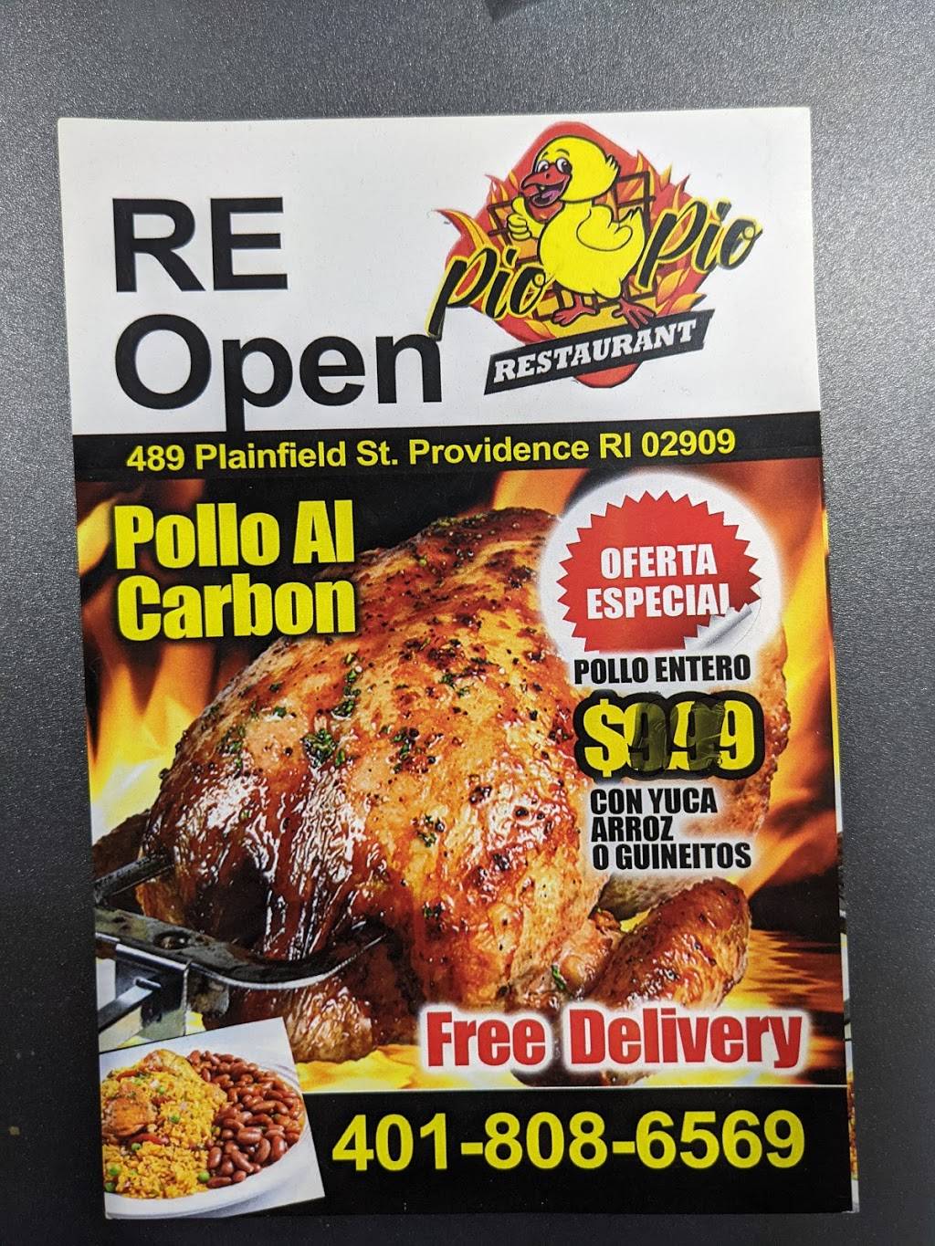 Pio-Pio Restaurant | restaurant | Providence, RI 02909, USA | 4018086569 OR +1 401-808-6569