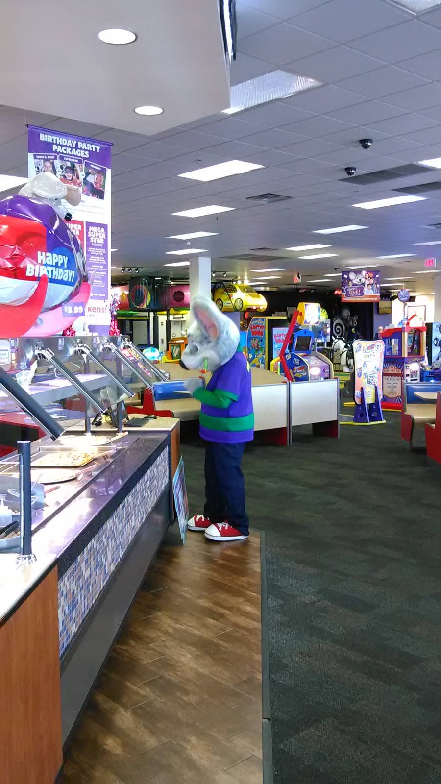 Chuck E. Cheeses | restaurant | 10021 E Washington St, Indianapolis, IN 46229, USA | 3178972751 OR +1 317-897-2751