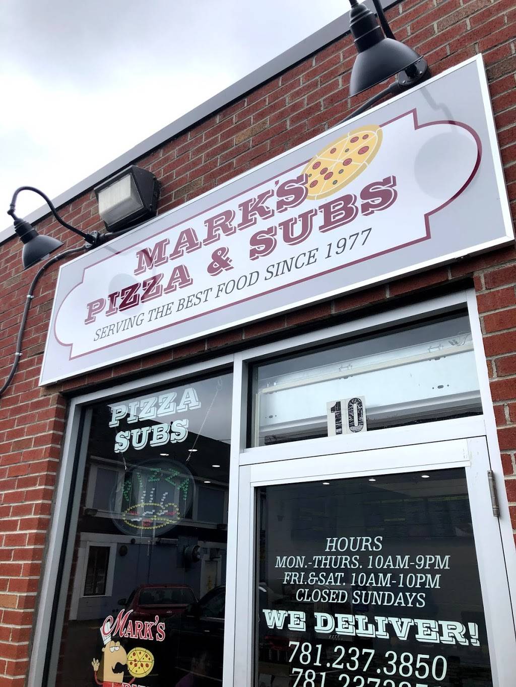 Mark’s Pizza & Subs | meal delivery | 10B Washington St, Wellesley Hills, MA 02481, USA | 7812190492 OR +1 781-219-0492