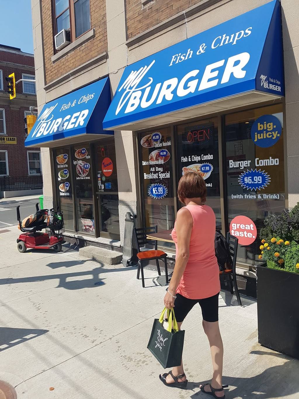 MyBURGER | restaurant | 2 Duke St E, Kitchener, ON N2H 2L7, Canada | 5198837500 OR +1 519-883-7500