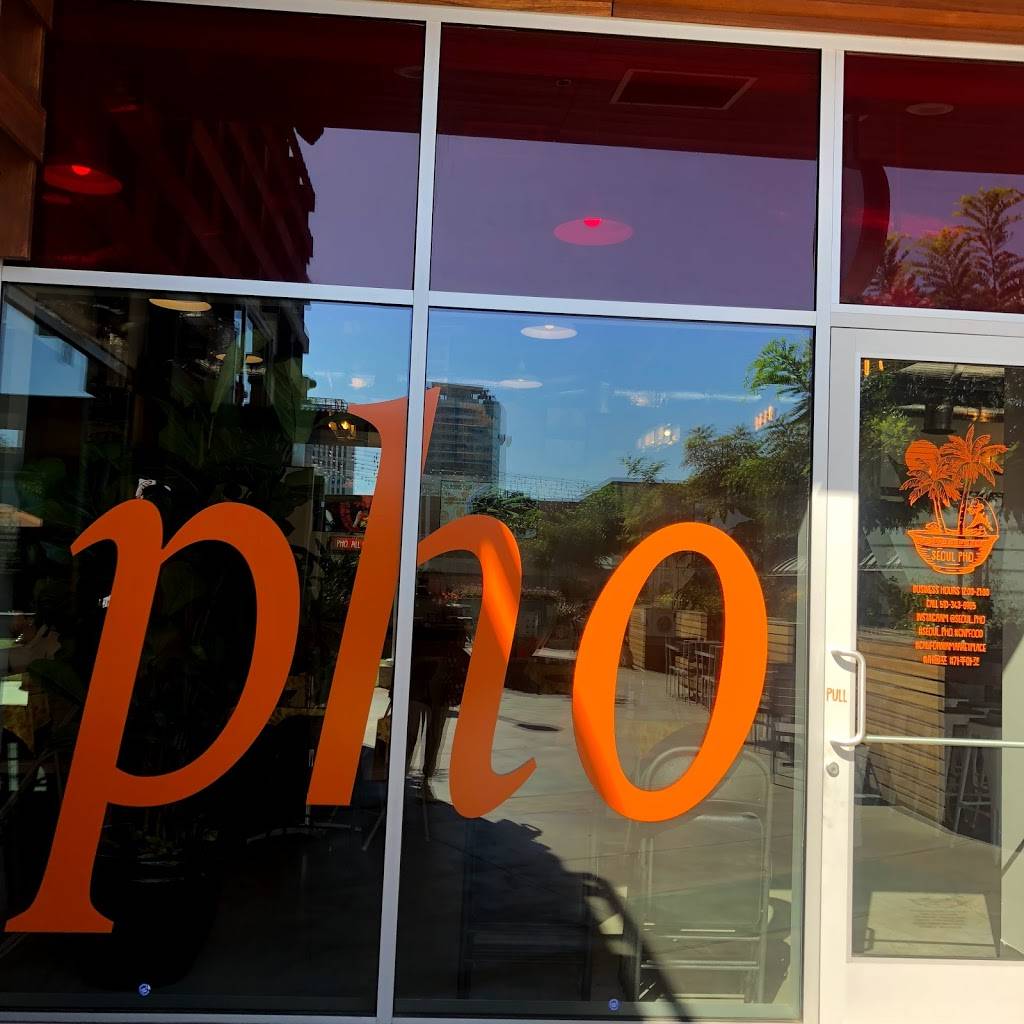 Seoul Pho (K-TOWN) | restaurant | 450 S Western Ave, Los Angeles, CA 90020, USA | 5103436965 OR +1 510-343-6965