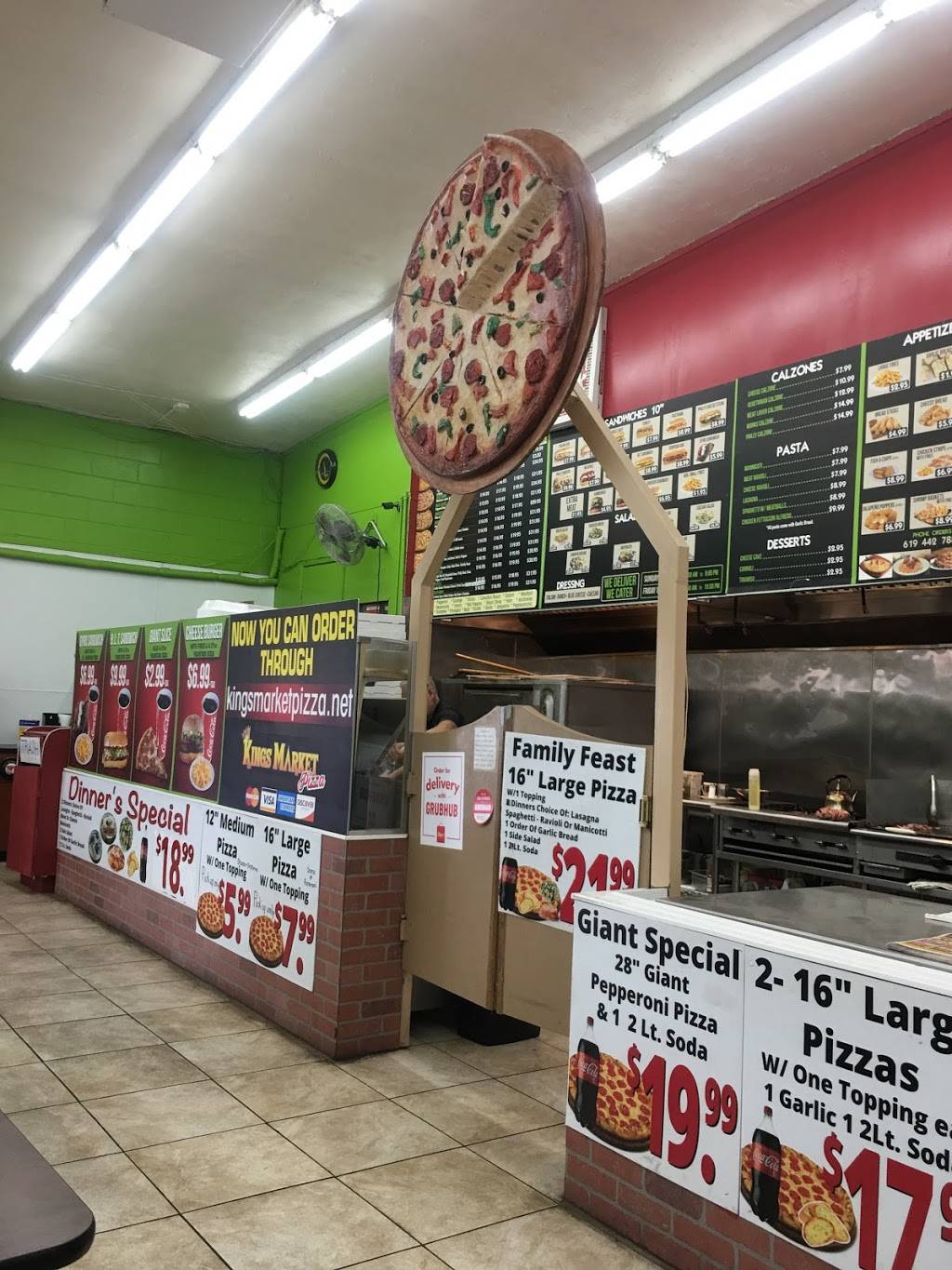 King Market Pizza | restaurant | 7907 Cajon Rd, El Cajon, CA 92021, USA | 6194427897 OR +1 619-442-7897