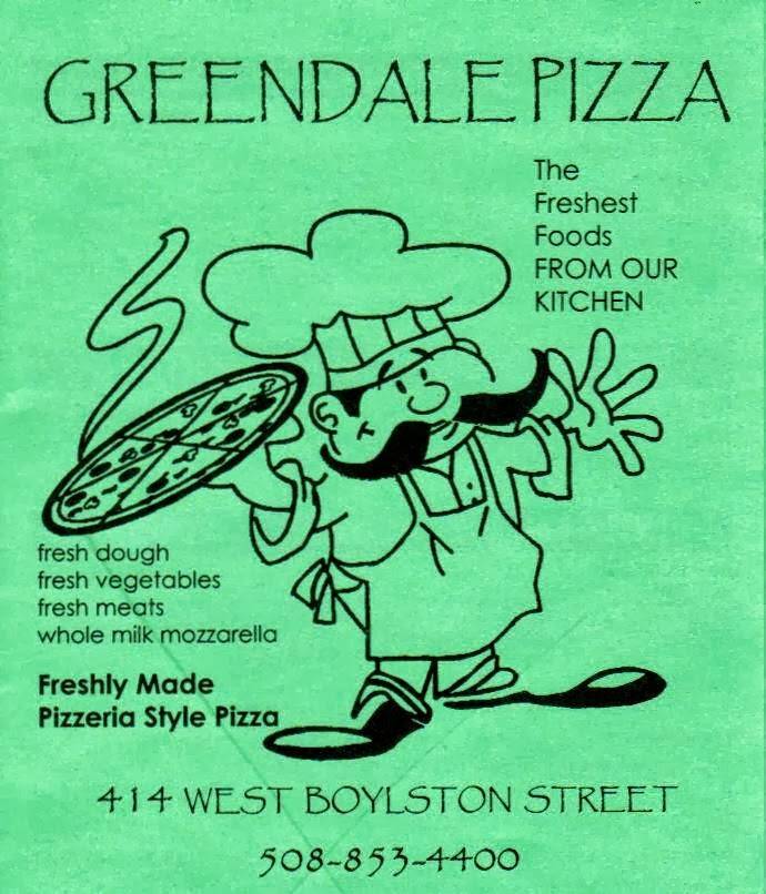 Greendale Pizza | restaurant | 414 W Boylston St, Worcester, MA 01606, USA | 5088534400 OR +1 508-853-4400