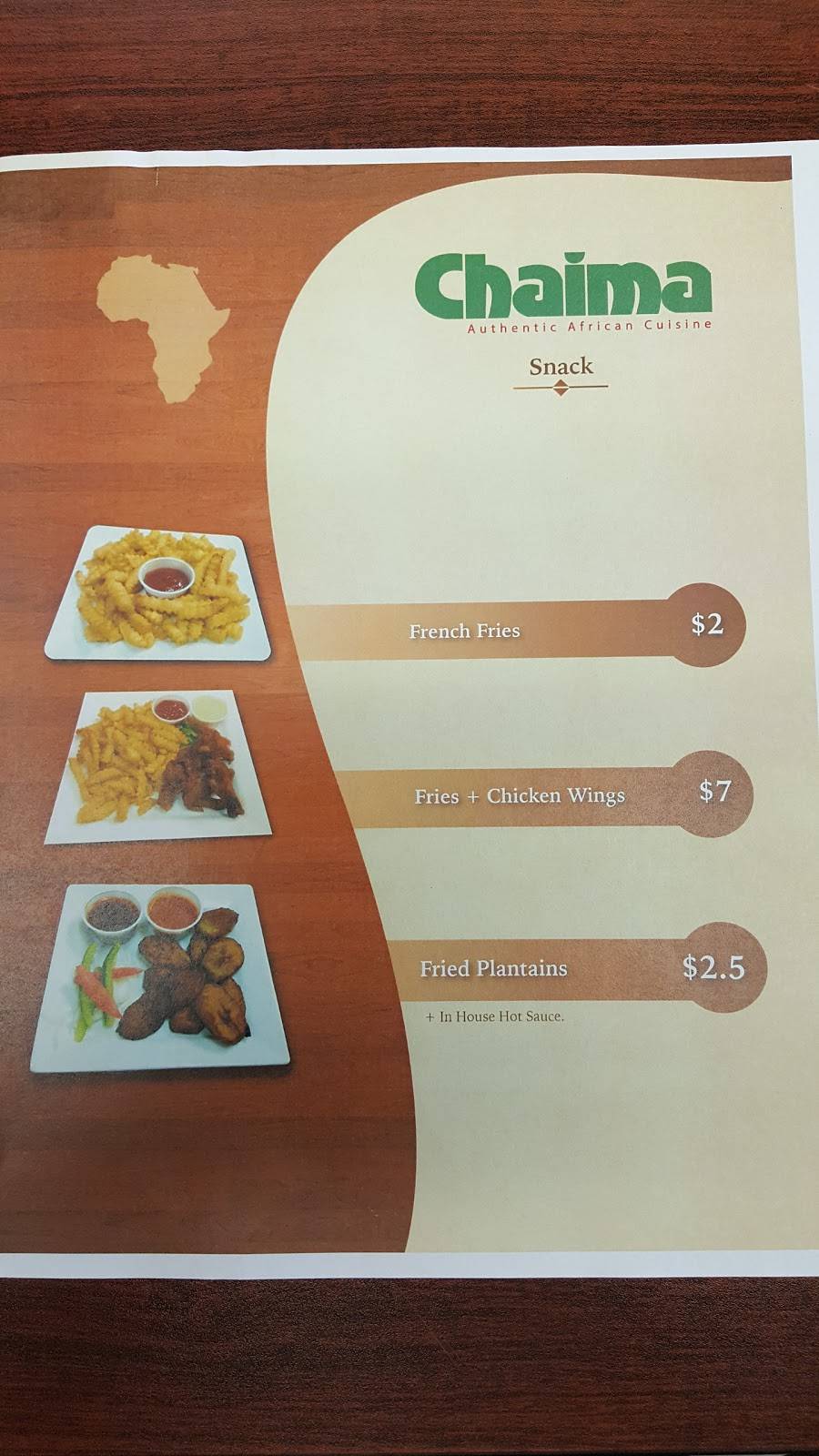 CHAIMAS African Cuisine | restaurant | 5060 S 107th St, Omaha, NE 68127, USA | 4023489758 OR +1 402-348-9758