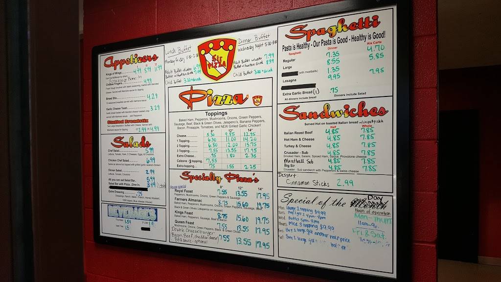 Sir Pizza | restaurant | 907 Herchel St, Burns, TN 37029, USA | 6154468585 OR +1 615-446-8585