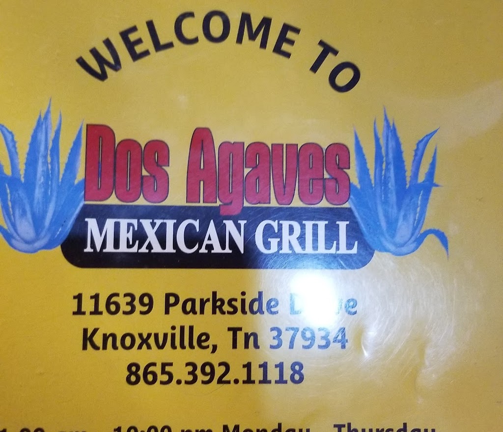 Dos Agaves Mexican Grill | restaurant | 11639 Parkside Dr, Knoxville, TN 37934, USA | 8653921118 OR +1 865-392-1118