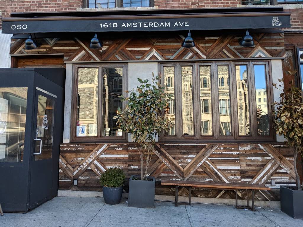 Oso | restaurant | 1618 Amsterdam Ave, New York, NY 10031, USA | 6468583139 OR +1 646-858-3139