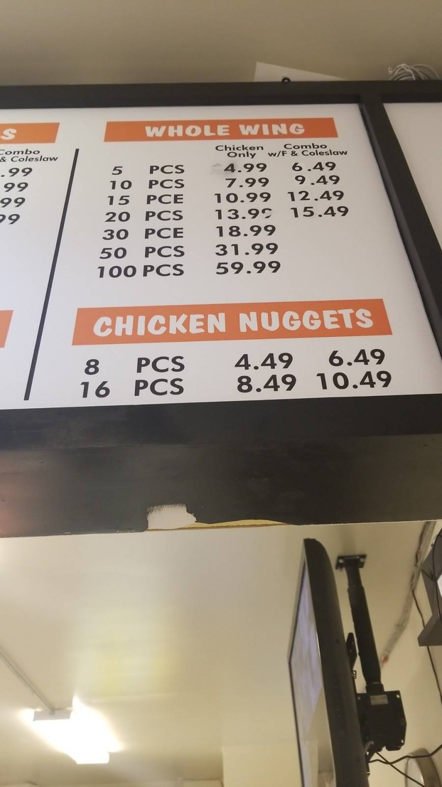 MR. SEAS FISH & CHICKEN | restaurant | 309 W 7th St, Wilmington, DE 19801, USA | 3025023801 OR +1 302-502-3801