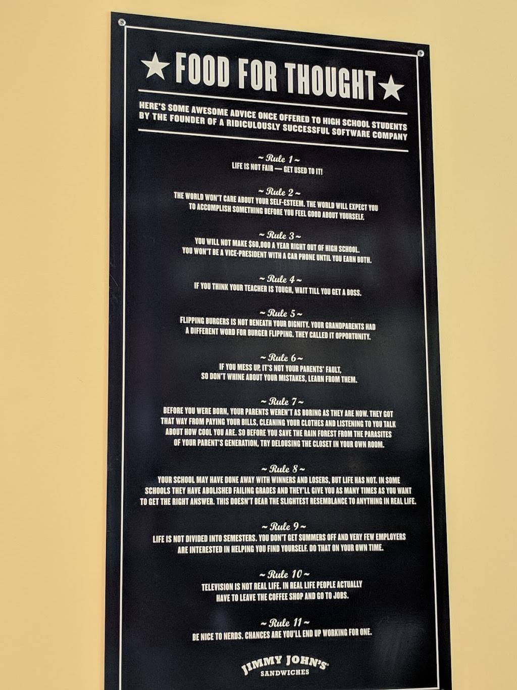 Jimmy Johns | meal delivery | 4846 Valley View Ave Ste. A, Yorba Linda, CA 92886, USA | 7145796933 OR +1 714-579-6933