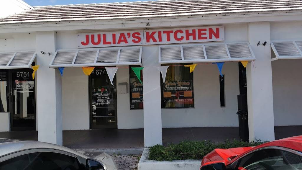 Julias Kitchen _ Straight Outta Dominica | restaurant | 6747 Sunset Strip, Sunrise, FL 33313, USA | 9549995974 OR +1 954-999-5974