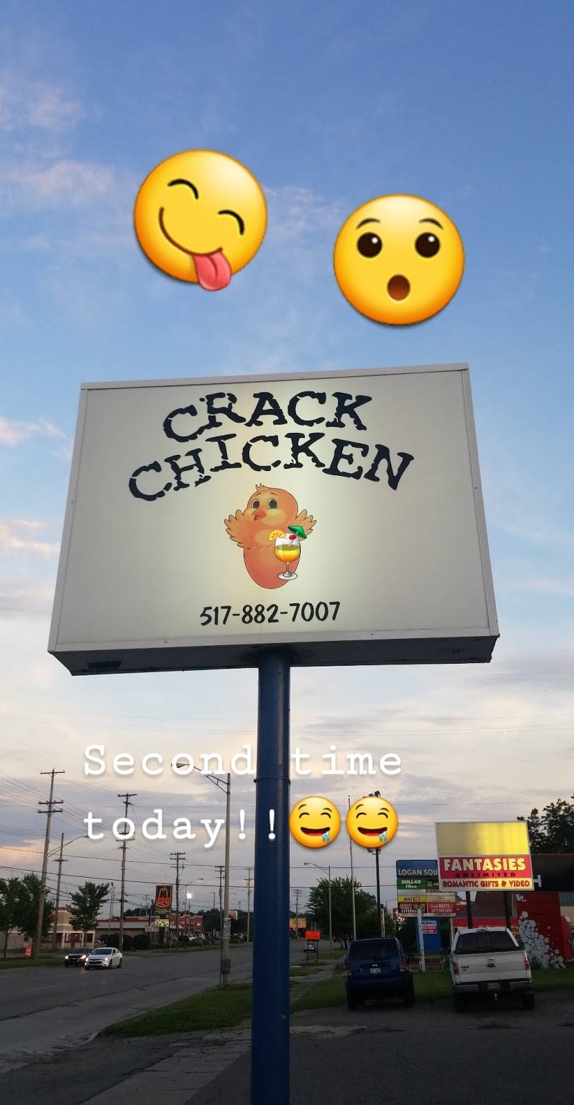 Crack Chicken | restaurant | 2940, 3140 S Martin Luther King Jr Blvd, Lansing, MI 48910, USA | 5178827007 OR +1 517-882-7007