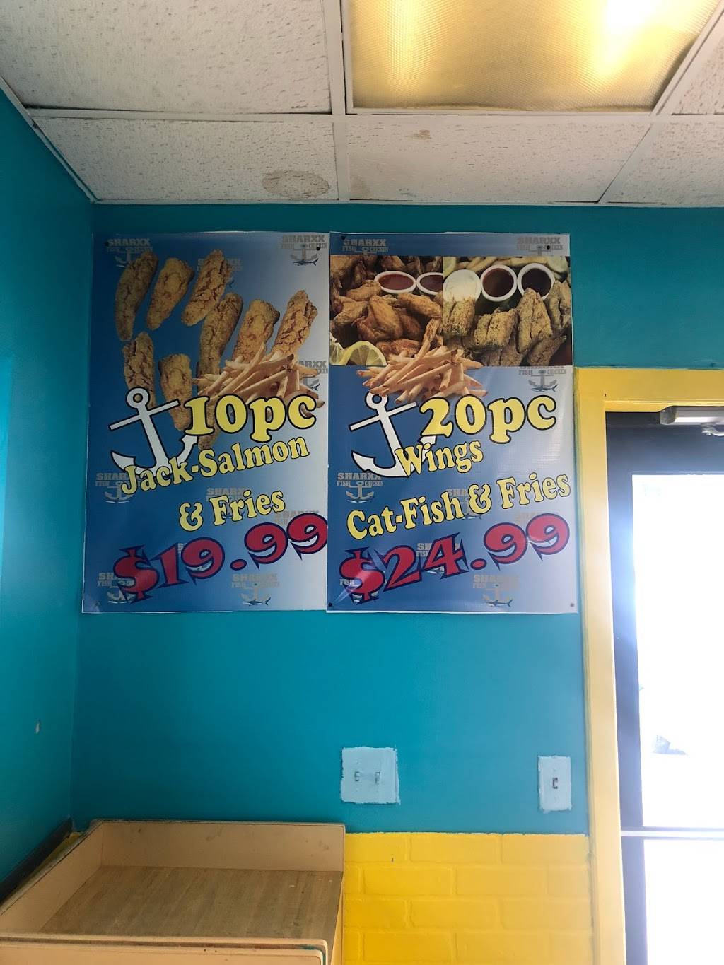 Sharxx - fish & chicken | restaurant | 2099 Clark Rd, Gary, IN 46404, USA | 2198063155 OR +1 219-806-3155