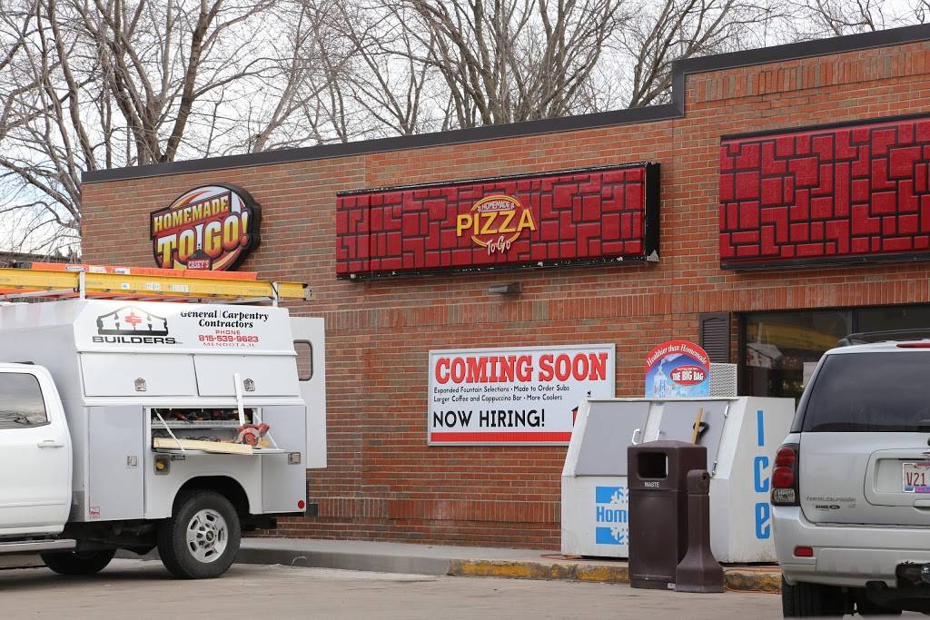 Caseys | restaurant | 204 Lincoln Hwy, IL-38, Creston, IL 60113, USA | 8153843002 OR +1 815-384-3002