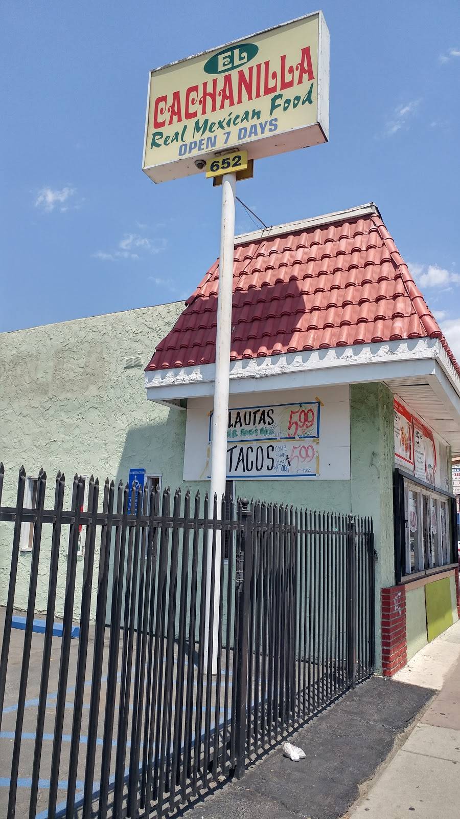 El Cachanilla | restaurant | 652 E Base Line St, San Bernardino, CA 92410, USA | 9093849959 OR +1 909-384-9959