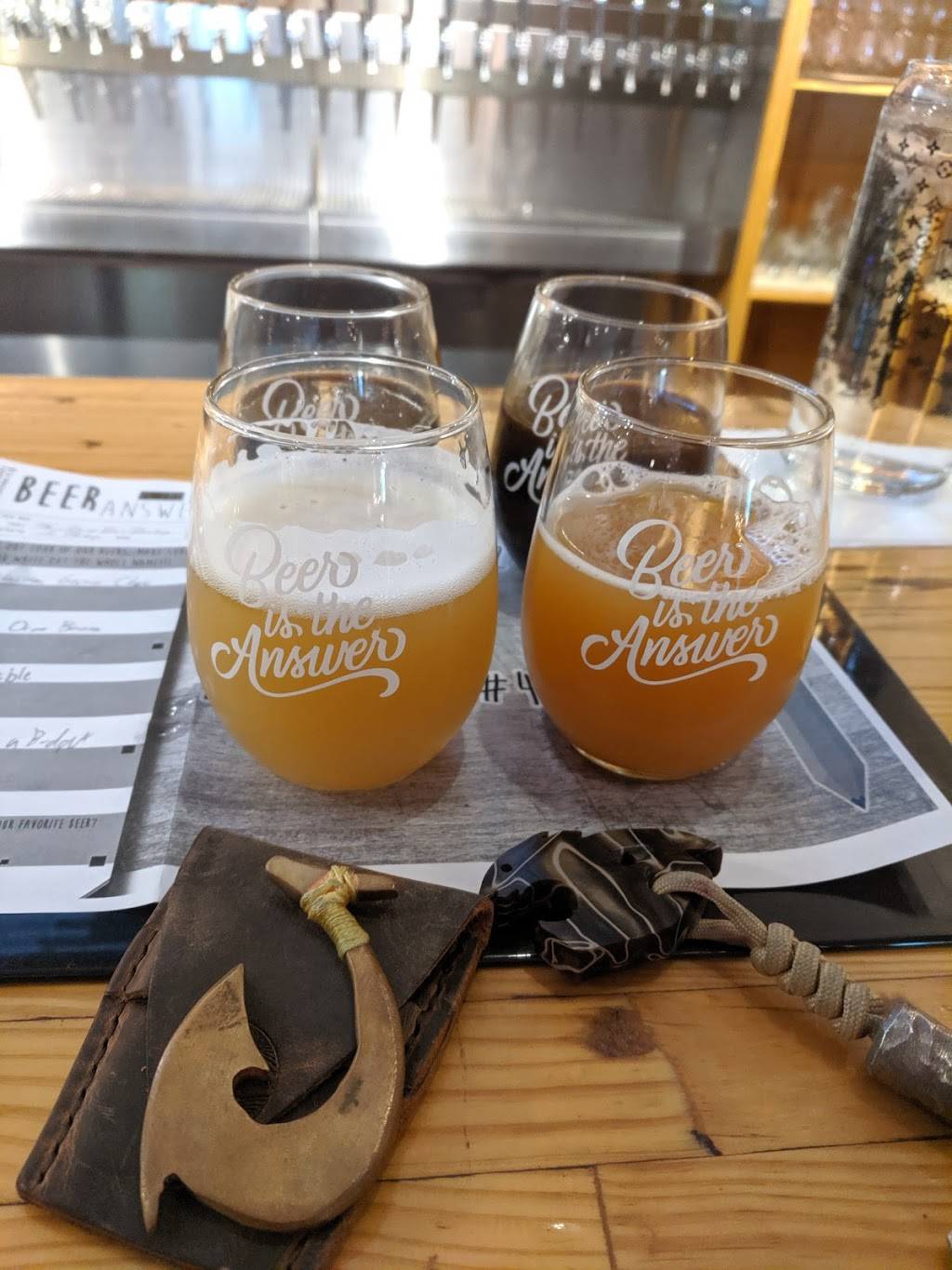 The Answer Brewpub | restaurant | 6008 W Broad St, Richmond, VA 23230, USA | 8042821248 OR +1 804-282-1248