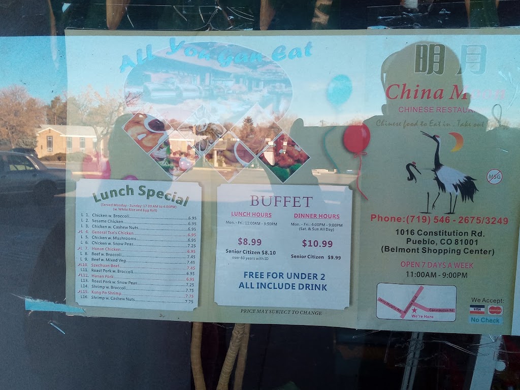 China Moon | restaurant | 1016 Constitution Rd, Pueblo, CO 81001, USA | 7195462675 OR +1 719-546-2675