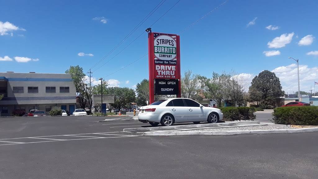 Stripes Burrito Co | restaurant | 2204 Menaul Blvd NE, Albuquerque, NM 87107, USA | 5058815151 OR +1 505-881-5151