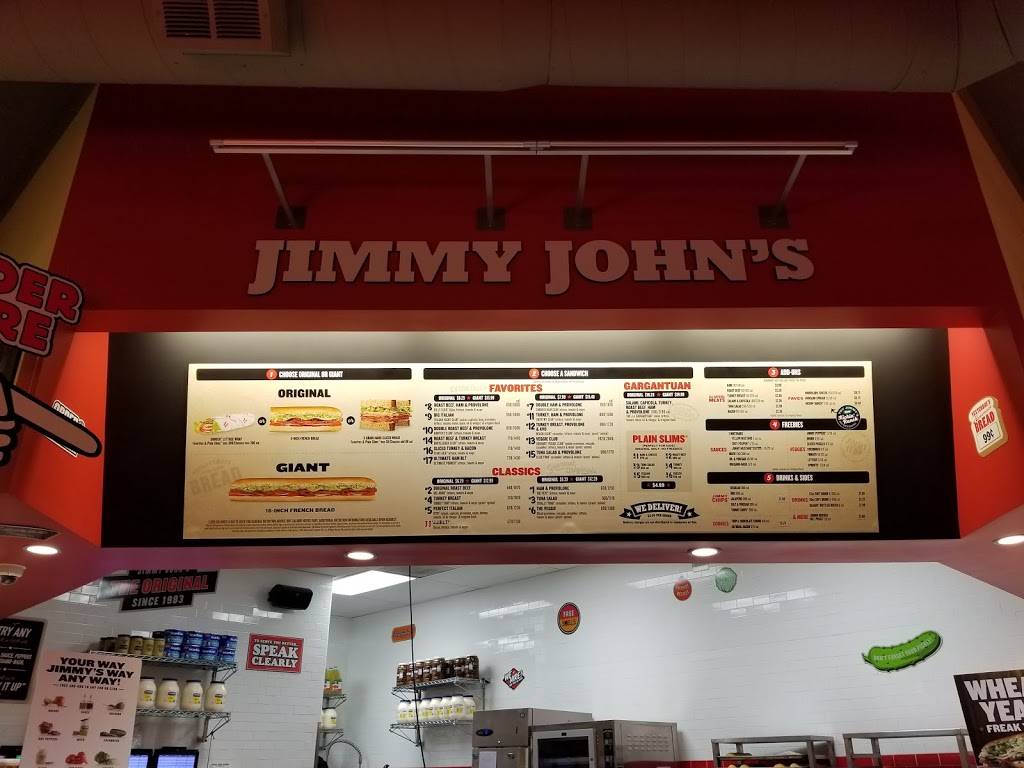 Jimmy Johns | meal delivery | 6624 Irvine Center Dr, Irvine, CA 92618, USA | 9494500665 OR +1 949-450-0665