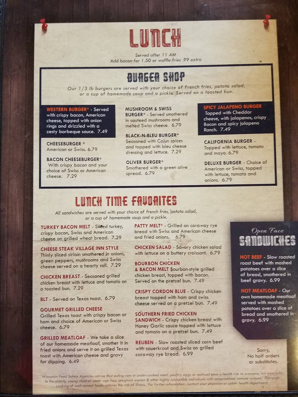 Village Inn | restaurant | 304 Main St, Marathon City, WI 54448, USA | 7154432000 OR +1 715-443-2000