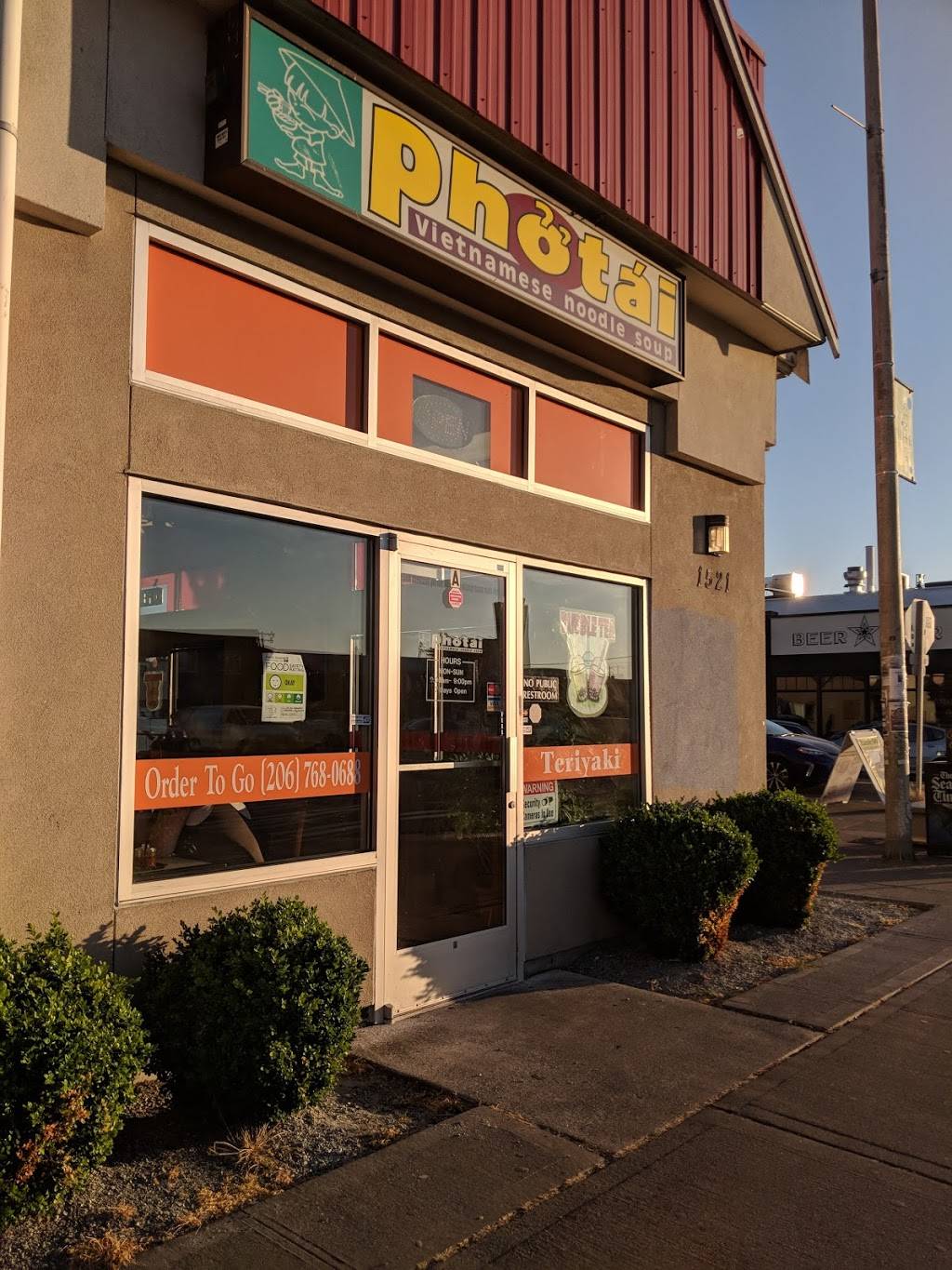 Pho Tai | restaurant | 1521 SW 98th St A, Seattle, WA 98106, USA | 2067680688 OR +1 206-768-0688
