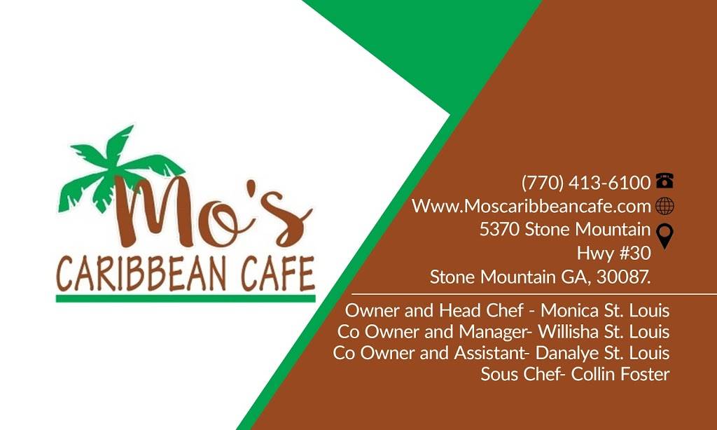 Mos Caribbean Cafe | restaurant | 5370 Stone Mountain Hwy #30, Stone Mountain, GA 30087, USA | 7704136100 OR +1 770-413-6100