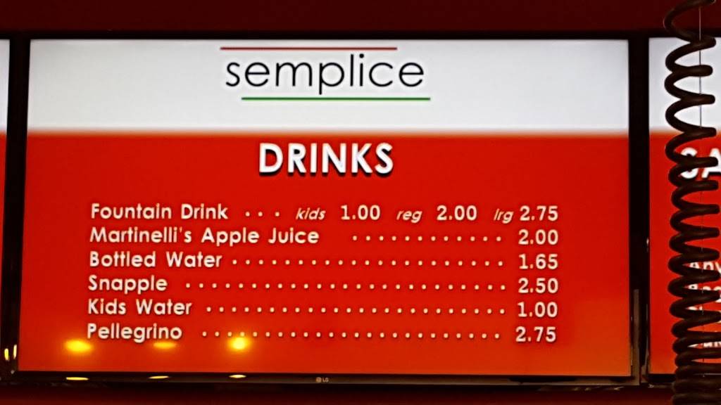 Semplice Italian Eatery | restaurant | 198 Town Center E, Santa Maria, CA 93454, USA | 8059222922 OR +1 805-922-2922