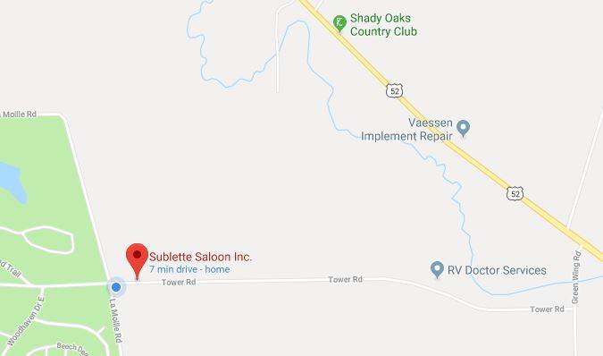 Sublette Saloon Inc. | restaurant | 1831 Tower Rd, Sublette, IL 61367, USA | 8158495470 OR +1 815-849-5470