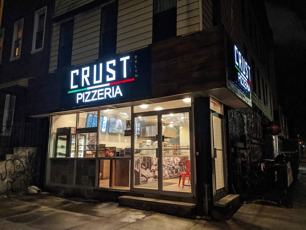 Crust Brooklyn Pizzeria | restaurant | 734 Evergreen Ave, Brooklyn, NY 11207, USA | 3472406185 OR +1 347-240-6185