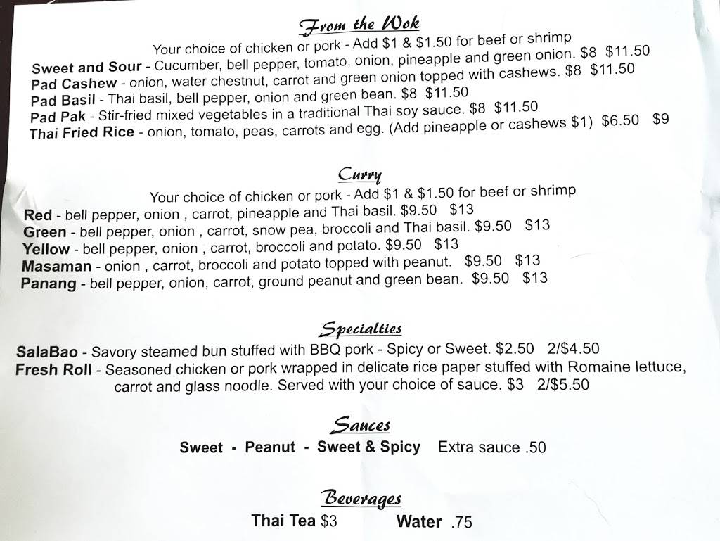 Ban Sai Express Thai Street Food | restaurant | 417 Mt Vernon Rd, Newark, OH 43055, USA | 7402813096 OR +1 740-281-3096