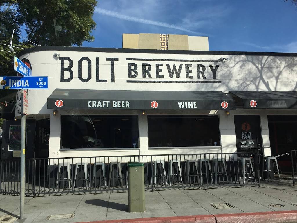 Bolt Brewery - Little Italy | restaurant | 1971 India St, San Diego, CA 92101, USA | 6197953012 OR +1 619-795-3012
