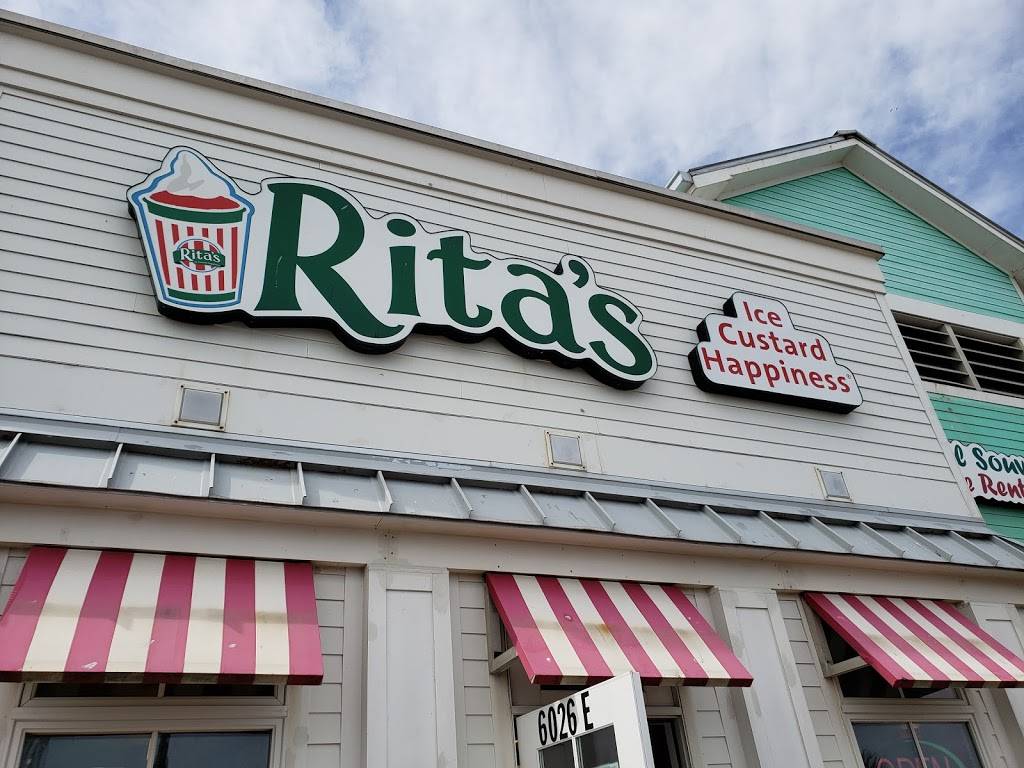 Ritas Italian Ice & Frozen Custard | restaurant | 6026 Seawall Blvd e, Galveston, TX 77551, USA | 4097444237 OR +1 409-744-4237