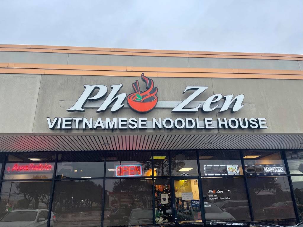 Pho Zen | restaurant | 2674 S Gessner Rd, Houston, TX 77063, USA | 3467017181 OR +1 346-701-7181