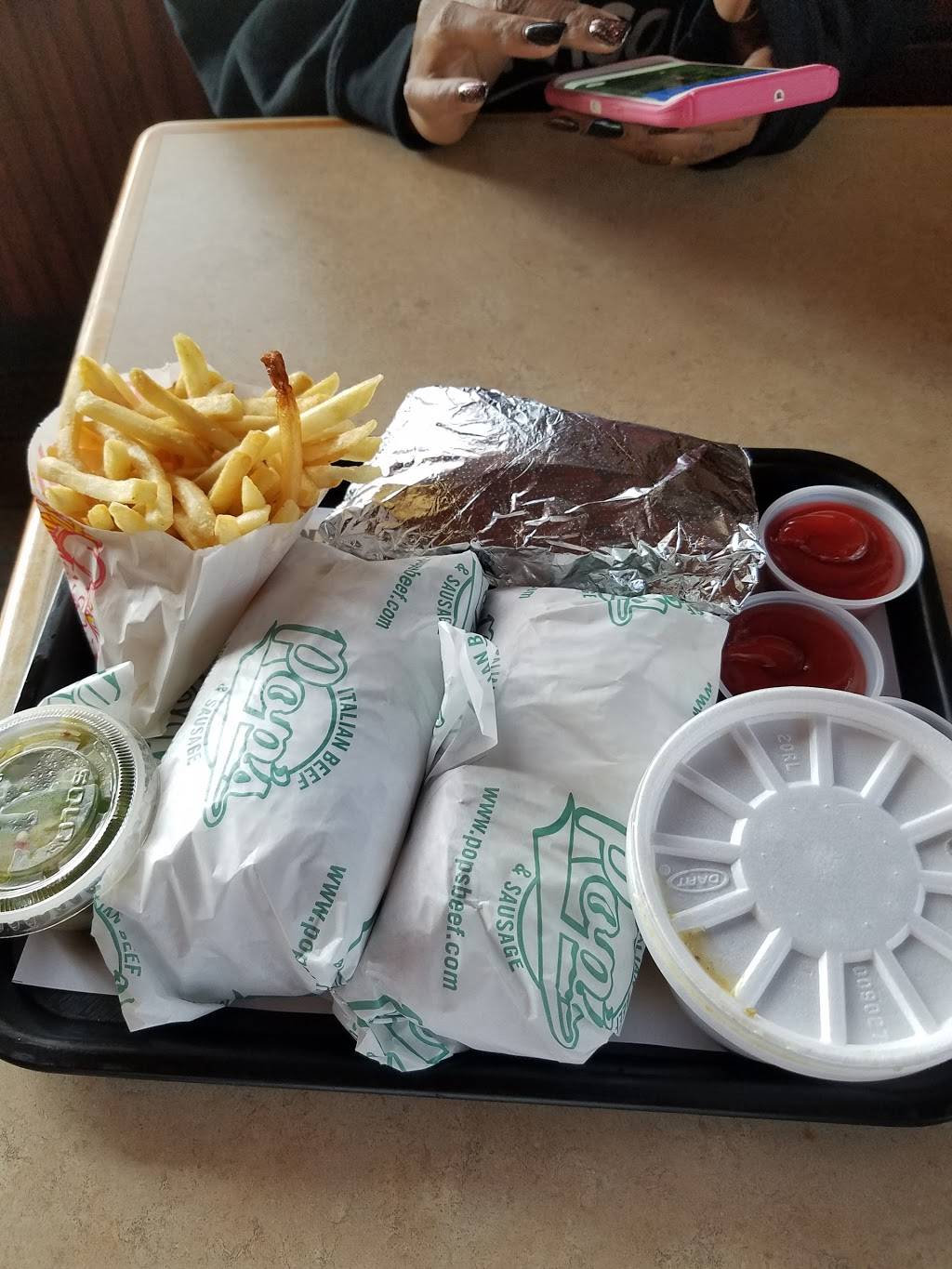 Pops Italian Beef & Sausage | restaurant | 277 S Weber Rd, Romeoville, IL 60446, USA | 8158342333 OR +1 815-834-2333